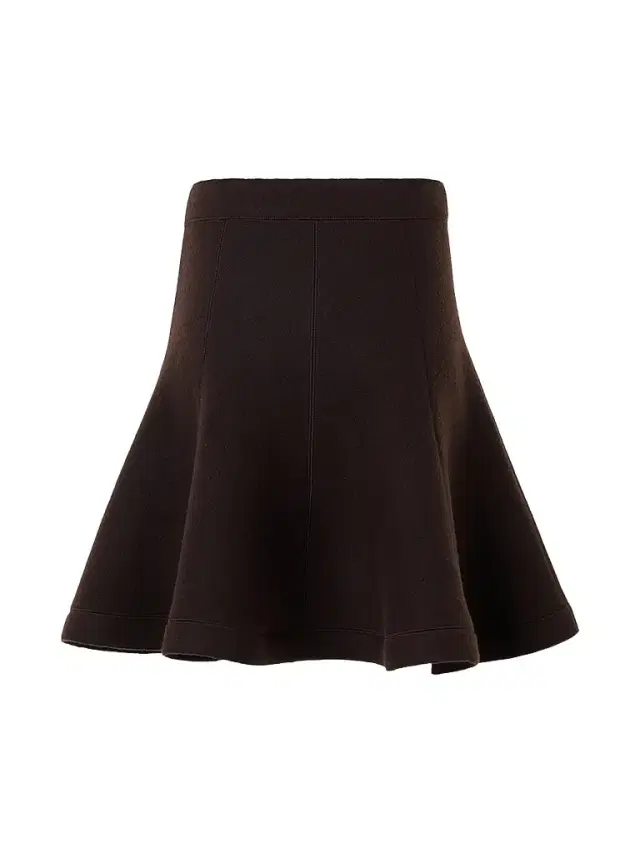 Women's Boiled Wool Panel Mini Skirt - Espresso Women's Boiled Wool Panel Mini Skirt - Espresso