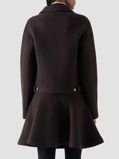 Akris punto Women's Boiled Wool Jacket - Espresso | Thumbnail 3 Akris punto Women's Boiled Wool Jacket - Espresso | Thumbnail 3