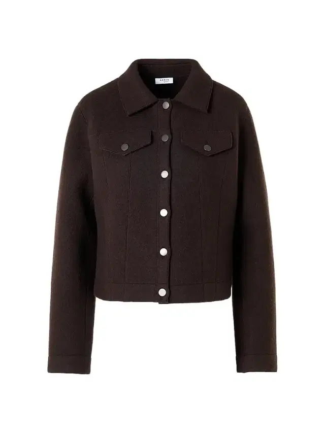 Women's Boiled Wool Jacket - Espresso Women's Boiled Wool Jacket - Espresso