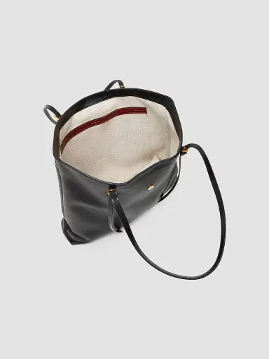 Versace Women's Medusa Leather Tote Bag - Black Gold | Thumbnail 2 Versace Women's Medusa Leather Tote Bag - Black Gold | Thumbnail 2