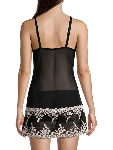 Wacoal Women's Embrace Lace Chemise - Black | Thumbnail 5 Wacoal Women's Embrace Lace Chemise - Black | Thumbnail 5
