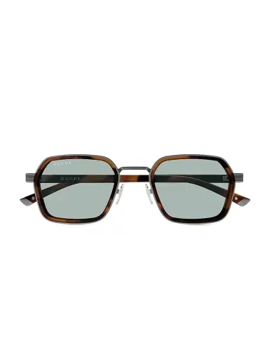 Gucci Men's Noble Tip 51MM Square Sunglasses - Rutenium | Thumbnail 2 Gucci Men's Noble Tip 51MM Square Sunglasses - Rutenium | Thumbnail 2