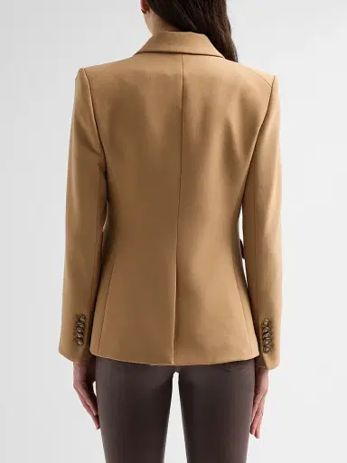 Veronica Beard Women's Miller Double-Breasted Dickey Jacket - Heritage Khaki | Thumbnail 3 Veronica Beard Women's Miller Double-Breasted Dickey Jacket - Heritage Khaki | Thumbnail 3