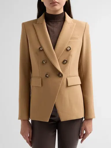 Veronica Beard Women's Miller Double-Breasted Dickey Jacket - Heritage Khaki | Thumbnail 5 Veronica Beard Women's Miller Double-Breasted Dickey Jacket - Heritage Khaki | Thumbnail 5