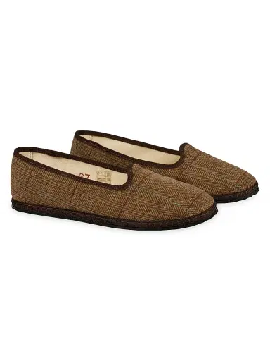 Vibi Venezia Women's Furlana Textured Slippers - Brown | Thumbnail 2 Vibi Venezia Women's Furlana Textured Slippers - Brown | Thumbnail 2