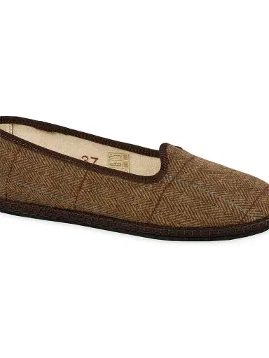 Vibi Venezia Women's Furlana Textured Slippers - Brown | Thumbnail 3 Vibi Venezia Women's Furlana Textured Slippers - Brown | Thumbnail 3