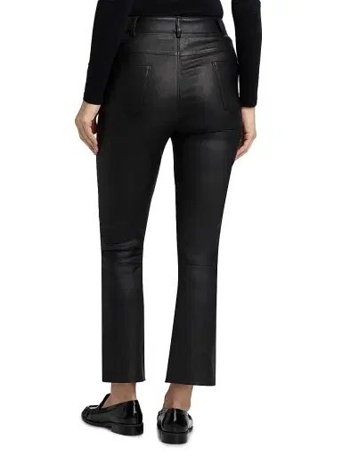 LAMARQUE Women's Faris Leather Flared Crop Pants - Black - Size 00 | Thumbnail 5 LAMARQUE Women's Faris Leather Flared Crop Pants - Black - Size 00 | Thumbnail 5