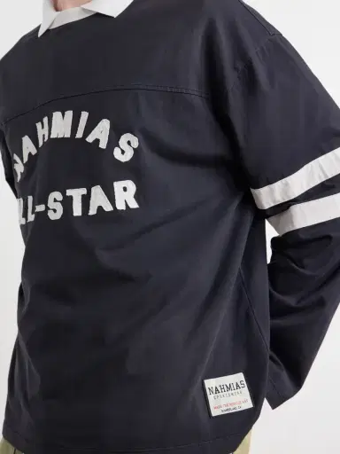 Nahmias All Star Varsity Logo-Appliquéd Striped Cotton-Jersey T-Shirt - Men | Thumbnail 5 Nahmias All Star Varsity Logo-Appliquéd Striped Cotton-Jersey T-Shirt - Men | Thumbnail 5