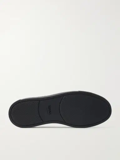 Zegna Full-Grain Leather Sneakers - Men | Thumbnail 3 Zegna Full-Grain Leather Sneakers - Men | Thumbnail 3