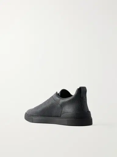 Zegna Full-Grain Leather Sneakers - Men | Thumbnail 4 Zegna Full-Grain Leather Sneakers - Men | Thumbnail 4