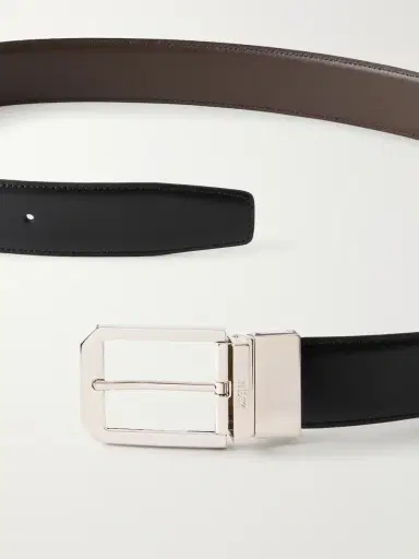 Zegna 3cm Reversible Leather Belt - Men | Thumbnail 3 Zegna 3cm Reversible Leather Belt - Men | Thumbnail 3