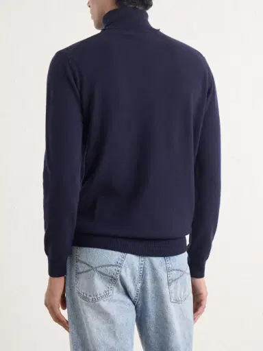 PIACENZA 1733 Turtleneck Wool and Cashmere-Blend Sweater - Men | Thumbnail 4 PIACENZA 1733 Turtleneck Wool and Cashmere-Blend Sweater - Men | Thumbnail 4
