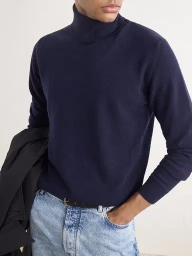 PIACENZA 1733 Turtleneck Wool and Cashmere-Blend Sweater - Men | Thumbnail 5 PIACENZA 1733 Turtleneck Wool and Cashmere-Blend Sweater - Men | Thumbnail 5