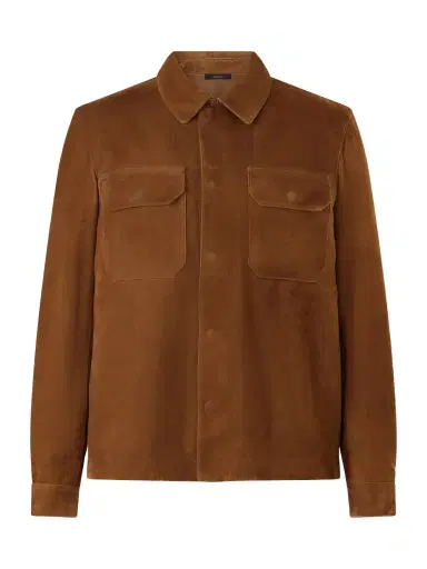 Tom Ford Panelled Suede Jacket - Men | Thumbnail 1 Tom Ford Panelled Suede Jacket - Men | Thumbnail 1