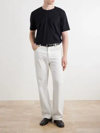 Gabriela Hearst Bandeira Silk T-Shirt - Men | Thumbnail 2 Gabriela Hearst Bandeira Silk T-Shirt - Men | Thumbnail 2