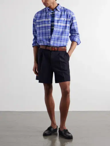 Polo Ralph Lauren Logo-Embroidered Checked Cotton Shirt - Men | Thumbnail 2 Polo Ralph Lauren Logo-Embroidered Checked Cotton Shirt - Men | Thumbnail 2