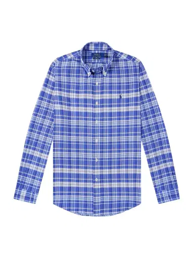 Polo Ralph Lauren Logo-Embroidered Checked Cotton Shirt - Men | Thumbnail 1 Polo Ralph Lauren Logo-Embroidered Checked Cotton Shirt - Men | Thumbnail 1