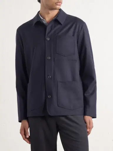 Altea Pablo Wool-Blend Flannel Overshirt - Men | Thumbnail 3 Altea Pablo Wool-Blend Flannel Overshirt - Men | Thumbnail 3
