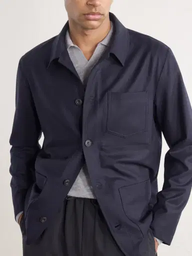Altea Pablo Wool-Blend Flannel Overshirt - Men | Thumbnail 5 Altea Pablo Wool-Blend Flannel Overshirt - Men | Thumbnail 5