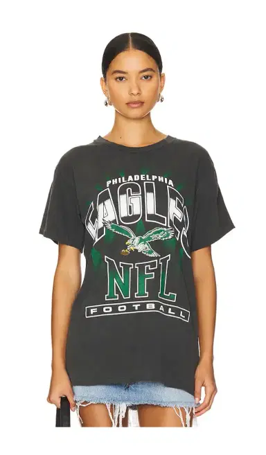 Junk Food Eagles Chrome Vintage Tee | Thumbnail 2 Junk Food Eagles Chrome Vintage Tee | Thumbnail 2