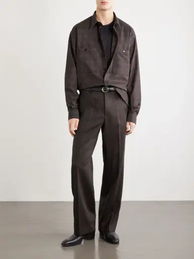Dolce & Gabbana Sartoriale Checked Wool-Blend Shirt - Men | Thumbnail 2 Dolce & Gabbana Sartoriale Checked Wool-Blend Shirt - Men | Thumbnail 2