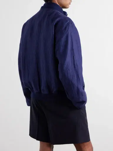 Polo Ralph Lauren Herringbone Linen Blouson - Men | Thumbnail 4 Polo Ralph Lauren Herringbone Linen Blouson - Men | Thumbnail 4