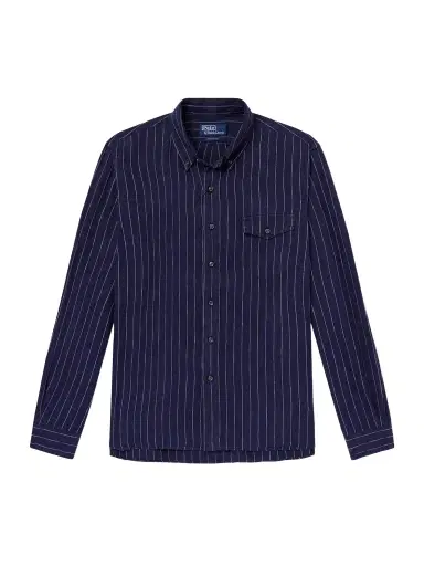 Polo Ralph Lauren Striped Linen Shirt - Men | Thumbnail 1 Polo Ralph Lauren Striped Linen Shirt - Men | Thumbnail 1