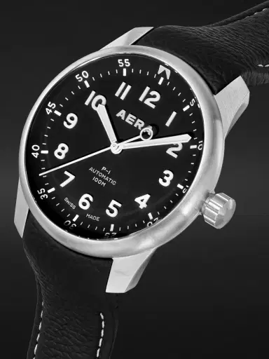 Aera P-1 Pilot Automatic Stainless Steel Watch - Men | Thumbnail 3 Aera P-1 Pilot Automatic Stainless Steel Watch - Men | Thumbnail 3