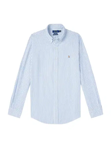 Polo Ralph Lauren Logo-Embroidered Striped Cotton Oxford Shirt - Men | Thumbnail 1 Polo Ralph Lauren Logo-Embroidered Striped Cotton Oxford Shirt - Men | Thumbnail 1