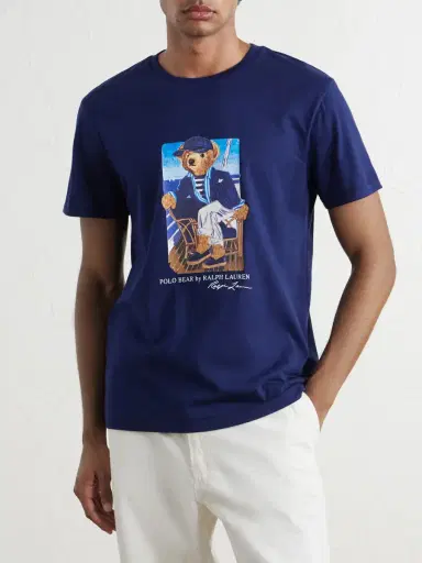 Polo Ralph Lauren Logo-Print Cotton-Jersey T-Shirt - Men | Thumbnail 3 Polo Ralph Lauren Logo-Print Cotton-Jersey T-Shirt - Men | Thumbnail 3