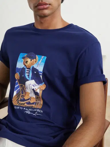 Polo Ralph Lauren Logo-Print Cotton-Jersey T-Shirt - Men | Thumbnail 5 Polo Ralph Lauren Logo-Print Cotton-Jersey T-Shirt - Men | Thumbnail 5