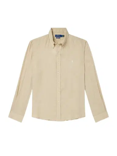 Polo Ralph Lauren Button-Down Logo-Embroidered Linen Shirt - Men | Thumbnail 1 Polo Ralph Lauren Button-Down Logo-Embroidered Linen Shirt - Men | Thumbnail 1