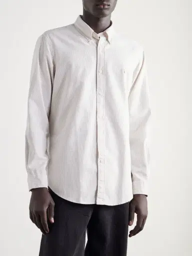 Polo Ralph Lauren Logo-Embroidered Striped Cotton Oxford Shirt - Men | Thumbnail 3 Polo Ralph Lauren Logo-Embroidered Striped Cotton Oxford Shirt - Men | Thumbnail 3
