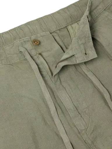 Polo Ralph Lauren The Lateef Straight-Leg Pleated Linen Drawstring Trousers - Men | Thumbnail 6 Polo Ralph Lauren The Lateef Straight-Leg Pleated Linen Drawstring Trousers - Men | Thumbnail 6