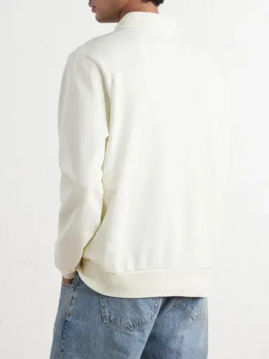 Polo Ralph Lauren Logo-Embroidered Cotton-Jersey Half-Zip Sweatshirt - Men | Thumbnail 4 Polo Ralph Lauren Logo-Embroidered Cotton-Jersey Half-Zip Sweatshirt - Men | Thumbnail 4