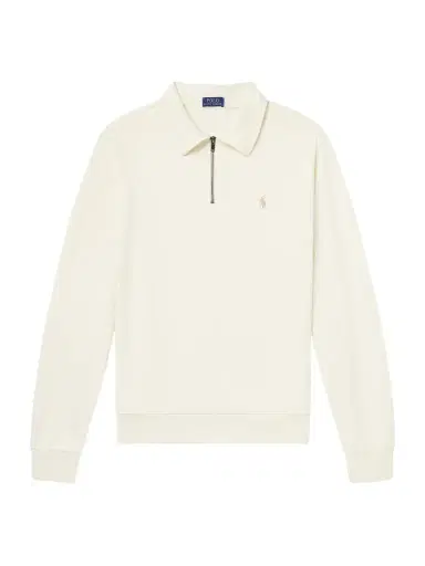 Polo Ralph Lauren Logo-Embroidered Cotton-Jersey Half-Zip Sweatshirt - Men | Thumbnail 1 Polo Ralph Lauren Logo-Embroidered Cotton-Jersey Half-Zip Sweatshirt - Men | Thumbnail 1