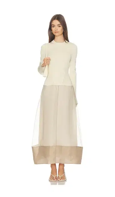 SIMKHAI Maril Long Sleeve Dress | Thumbnail 1 SIMKHAI Maril Long Sleeve Dress | Thumbnail 1