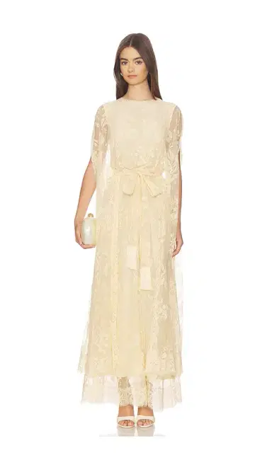 Zimmermann Valiant Lace Caped Maxi Dress | Thumbnail 1 Zimmermann Valiant Lace Caped Maxi Dress | Thumbnail 1