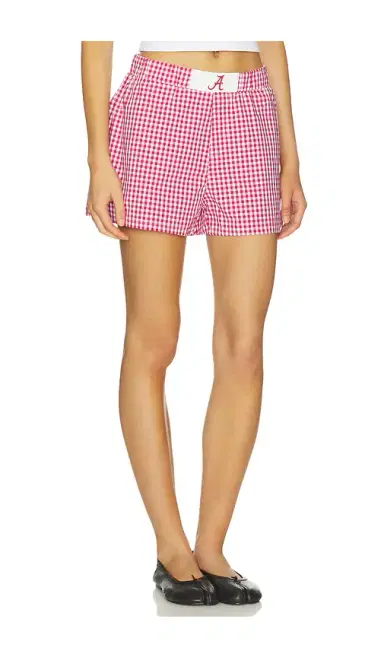 Hype and Vice Alabama Gameday Gingham Short | Thumbnail 2 Hype and Vice Alabama Gameday Gingham Short | Thumbnail 2