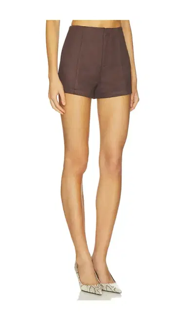 Elodie the Label Marais Faux Suede Shorts | Thumbnail 2 Elodie the Label Marais Faux Suede Shorts | Thumbnail 2