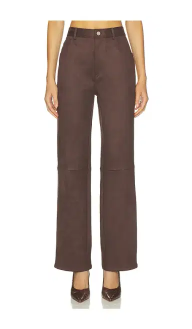 Elodie the Label Etienne Faux Suede Pant | Thumbnail 1 Elodie the Label Etienne Faux Suede Pant | Thumbnail 1