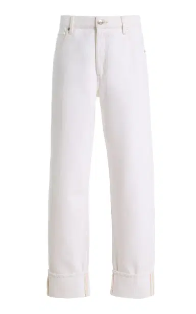 Frame x Sotheby's Essential Rigid High-Rise Straight-Leg Jeans | Thumbnail 1 Frame x Sotheby's Essential Rigid High-Rise Straight-Leg Jeans | Thumbnail 1