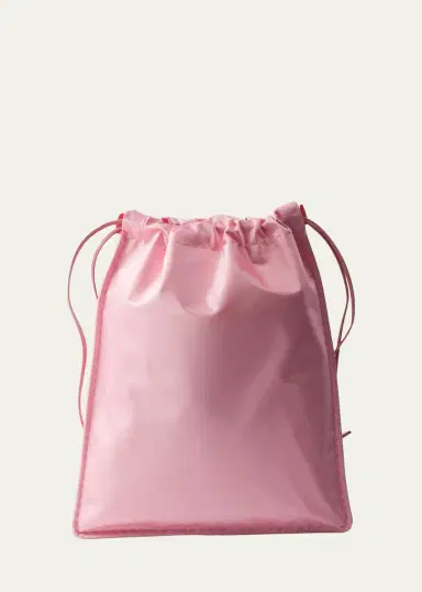 Prada Wish Silk Duchesse Drawstring Pouch Bag | Thumbnail 3 Prada Wish Silk Duchesse Drawstring Pouch Bag | Thumbnail 3