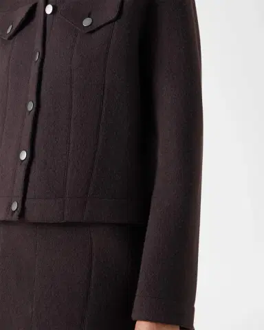 Akris punto Boiled Wool Single-Breasted Jacket | Thumbnail 5 Akris punto Boiled Wool Single-Breasted Jacket | Thumbnail 5