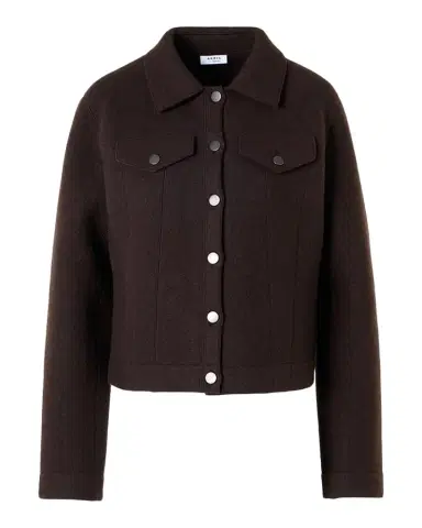 Akris punto Boiled Wool Single-Breasted Jacket | Thumbnail 1 Akris punto Boiled Wool Single-Breasted Jacket | Thumbnail 1