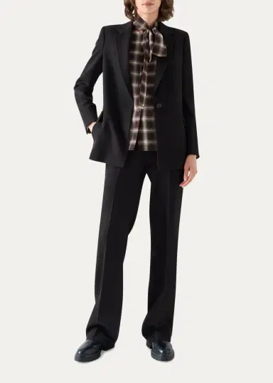 Akris punto Virgin Wool Boyfriend Blazer | Thumbnail 2 Akris punto Virgin Wool Boyfriend Blazer | Thumbnail 2