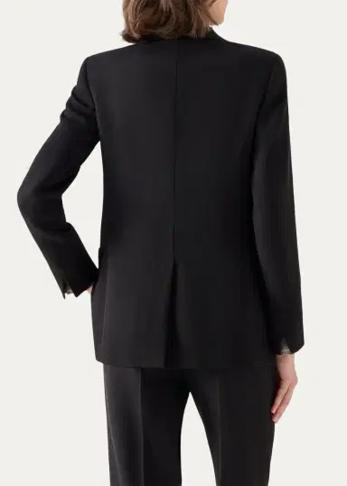 Akris punto Virgin Wool Boyfriend Blazer | Thumbnail 3 Akris punto Virgin Wool Boyfriend Blazer | Thumbnail 3