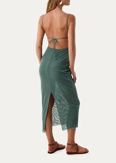 Vix Lorena Mesh Midi Dress | Thumbnail 3 Vix Lorena Mesh Midi Dress | Thumbnail 3
