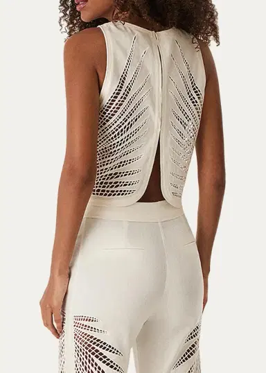 Vix Danna Eyelet Sleeveless Top | Thumbnail 3 Vix Danna Eyelet Sleeveless Top | Thumbnail 3