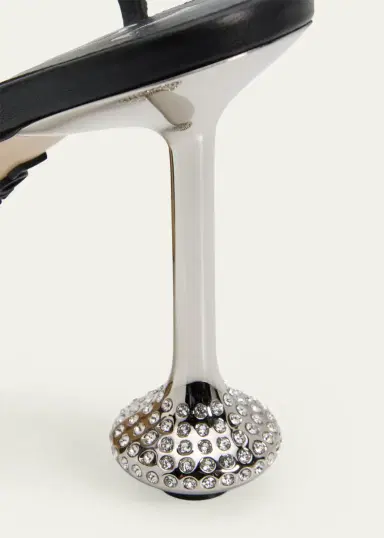 Loewe 90mm Toy Embellished Suede Sandals | Thumbnail 5 Loewe 90mm Toy Embellished Suede Sandals | Thumbnail 5